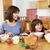 家族 · 食べ · 朝食 · 一緒に · キッチン · 少女 - ストックフォト © monkey_business