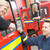 Firefighter sitting in the cab of a fire engine talking to a co- stock photo © monkey_business
