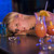 dronken · jonge · vrouw · hoofd · bar · counter - stockfoto © monkey_business