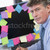 Businessman in office at monitor with notes on it writing stock photo © monkey_business