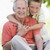 Grandfather and grandson smiling stock photo © monkey_business