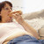 избыточный · вес · женщину · расслабляющая · диван · девушки · торт - Сток-фото © monkey_business