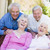 Group of senior friends relaxing together stock photo © monkey_business