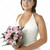 portré · menyasszony · tart · virágcsokor · virágok · esküvő - stock fotó © monkey_business