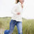 Woman running at beach smiling stock photo © monkey_business