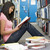 arbeiten · Bibliothek · weiblichen · Studenten · Sitzung - stock foto © monkey_business