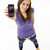tienermeisje · mobiele · telefoon · meisje · technologie · mobiele · communicatie - stockfoto © monkey_business