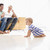 Couple in living room with baby smiling stock photo © monkey_business