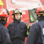 brandweerman · instructies · team · vrouw · vergadering · praten - stockfoto © monkey_business
