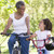 abuela · nieta · bicicletas · aire · libre · sonriendo · nino - foto stock © monkey_business