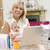 Mother and baby in home office with laptop stock photo © monkey_business