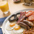 Full English Breakfast with Orange Juice Toast and Jam stock photo © monkey_business