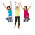 Group Of Three Young Girls Leaping In Air stock photo © monkey_business
