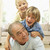 Grandfather Playing With Grandchildren At Home stock photo © monkey_business