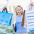 Frau · Einkaufszentrum · halten · Taschen · glücklich · Warenkorb - stock foto © monkey_business