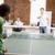 Two men in office space playing ping pong stock photo © monkey_business
