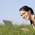 Woman Using Laptop Outdoors In Summer Countryside stock photo © monkey_business