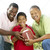 Grandfather With Son And Grandson In Park With American Football stock photo © monkey_business