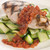 Chargrilled Chicken Breast with Courgette Ribbons and Tomato Con stock photo © monkey_business