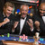 Group of men celebrating win at roulette table stock photo © monkey_business