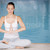 mujer · sesión · yoga · sonrisa · retrato · piscina - foto stock © monkey_business