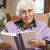 Senior woman reading book stock photo © monkey_business