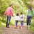 Family walking on path holding hands stock photo © monkey_business