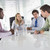 Four businesspeople in a boardroom talking stock photo © monkey_business