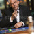 férfi · rulett · asztal · kaszinó · éjszaka · férfi - stock fotó © monkey_business