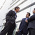 Group of businessmen talking outside office building stock photo © monkey_business