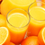 Composition with two glasses of orange juice and fruits stock photo © monticelllo
