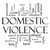 Domestic Violence Word Cloud Concept in Black and White stock photo © mybaitshop