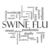 Swine Flu Word Cloud Concept in Black and White stock photo © mybaitshop