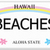 playas · Hawai · placa · escrito · imitación · aloha - foto stock © mybaitshop