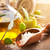 Natural spa setting with olive oil. stock photo © mythja