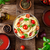 パスタ · トマトスープ · イタリア料理 · オリーブオイル · ニンニク · バジル - ストックフォト © mythja