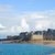 Beach in St Malo old toen, Brittany, France stock photo © neirfy