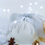 witte · christmas · sneeuw · bal · zilver · boeg - stockfoto © neirfy