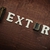 The word texture written on wooden background stock photo © Nejron