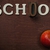 The word school written on wooden background stock photo © Nejron