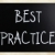 'Best practice' handwritten with white chalk on a blackboard stock photo © nenovbrothers