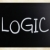 'Logic' handwritten with white chalk on a blackboard stock photo © nenovbrothers