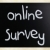 'online survey' handwritten with white chalk on a blackboard stock photo © nenovbrothers