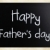 'Happy father's day' handwritten with white chalk on a blackboar stock photo © nenovbrothers