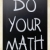 math · witte · krijt · Blackboard - stockfoto © nenovbrothers