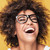 afroamerikai · lány · visel · szemüveg · fiatal · gyönyörű - stock fotó © NeonShot