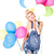 Happy pregnant girl with balloons. stock photo © NeonShot