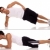 Plank (front hold, hover, abdominal bridge) exercise. Studio shot over white. stock photo © nickp37