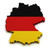 Germany Flag Map Shape stock photo © NiroDesign