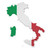 Włochy · Pokaż · banderą · 3D · italian · flag - zdjęcia stock © NiroDesign
